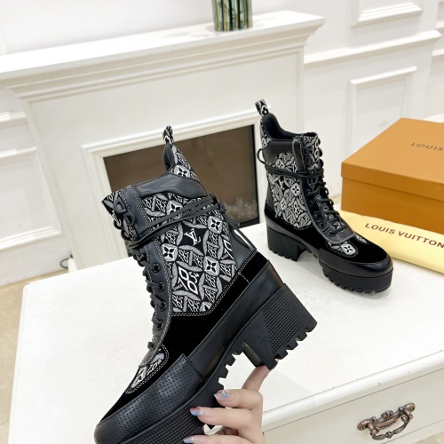 Cheap Louis Vuitton Boots For Women #1267233 Replica Wholesale [$98.00 USD] [ITEM#1267233] on Replica Louis Vuitton Boots