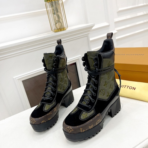 Cheap Louis Vuitton Boots For Women #1267234 Replica Wholesale [$98.00 USD] [ITEM#1267234] on Replica Louis Vuitton Boots