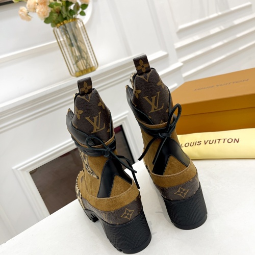 Cheap Louis Vuitton Boots For Women #1267236 Replica Wholesale [$98.00 USD] [ITEM#1267236] on Replica Louis Vuitton Boots