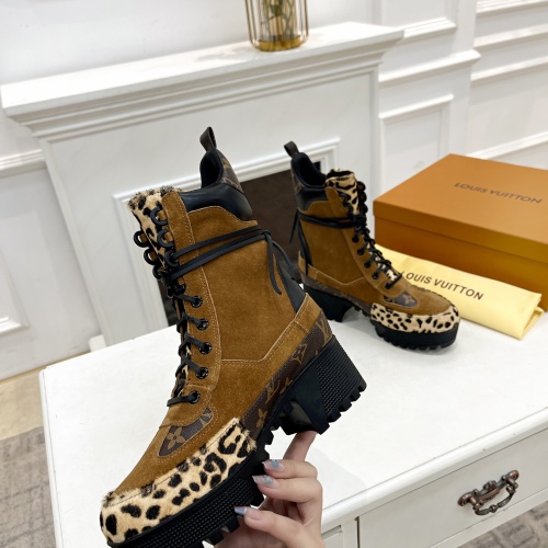 Cheap Louis Vuitton Boots For Women #1267236 Replica Wholesale [$98.00 USD] [ITEM#1267236] on Replica Louis Vuitton Boots