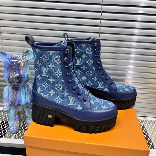 Cheap Louis Vuitton Boots For Women #1267252 Replica Wholesale [$105.00 USD] [ITEM#1267252] on Replica 