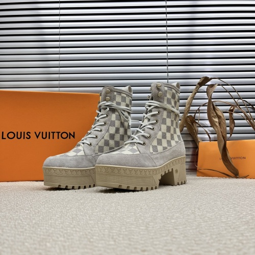 Cheap Louis Vuitton Boots For Women #1267254 Replica Wholesale [$105.00 USD] [ITEM#1267254] on Replica 