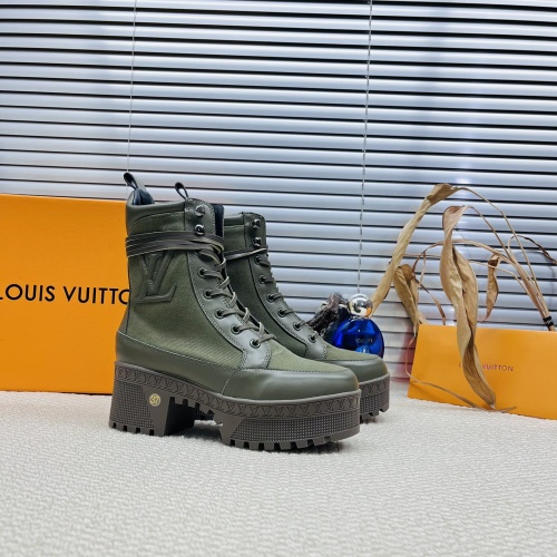 Cheap Louis Vuitton Boots For Women #1267255 Replica Wholesale [$105.00 USD] [ITEM#1267255] on Replica 