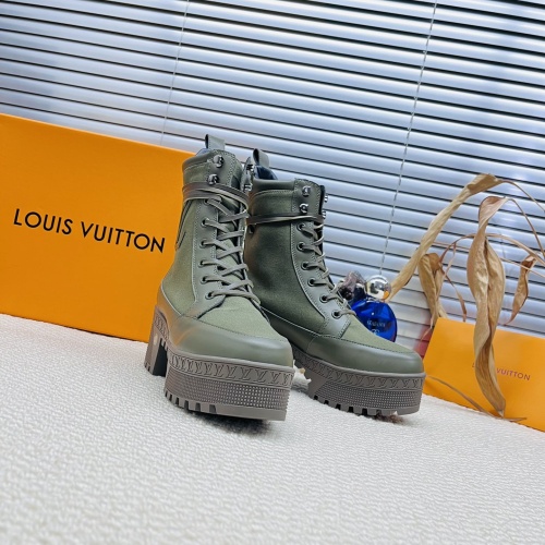 Cheap Louis Vuitton Boots For Women #1267255 Replica Wholesale [$105.00 USD] [ITEM#1267255] on Replica 