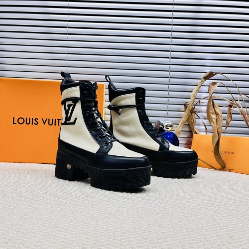 Cheap Louis Vuitton Boots For Women #1267258 Replica Wholesale [$105.00 USD] [ITEM#1267258] on Replica 