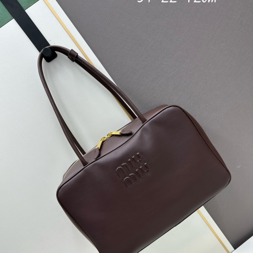 Cheap MIU MIU AAA Quality Handbags For Women #1267272 Replica Wholesale [$96.00 USD] [ITEM#1267272] on Replica MIU MIU AAA Quality Handbags