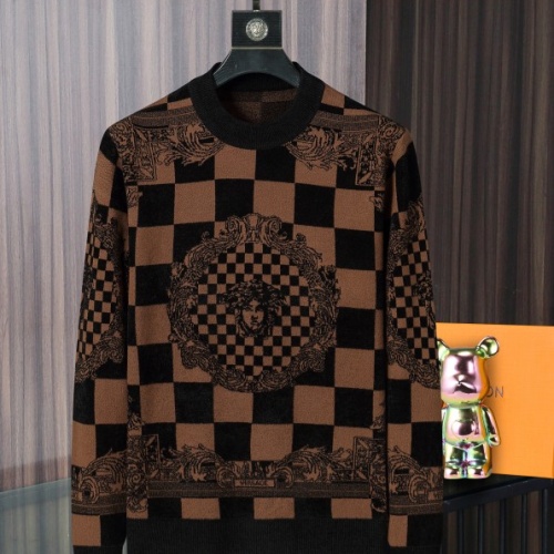 Cheap Versace Sweaters Long Sleeved For Men #1267440 Replica Wholesale [$48.00 USD] [ITEM#1267440] on Replica Versace Sweaters