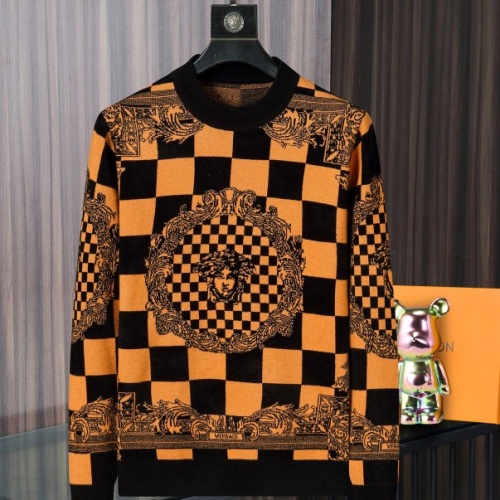 Cheap Versace Sweaters Long Sleeved For Men #1267441 Replica Wholesale [$48.00 USD] [ITEM#1267441] on Replica Versace Sweaters