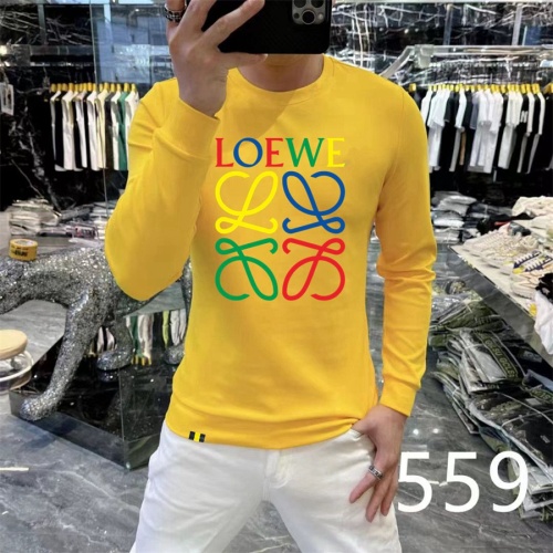 Cheap LOEWE Hoodies Long Sleeved For Men #1267486 Replica Wholesale [$48.00 USD] [ITEM#1267486] on Replica LOEWE Hoodies