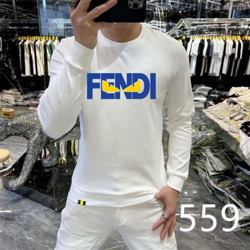 Cheap Fendi Hoodies Long Sleeved For Men #1267487 Replica Wholesale [$48.00 USD] [ITEM#1267487] on Replica Fendi Hoodies