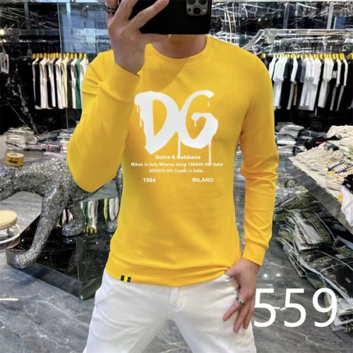 Cheap Dolce &amp; Gabbana D&amp;G Hoodies Long Sleeved For Men #1267506 Replica Wholesale [$48.00 USD] [ITEM#1267506] on Replica Dolce &amp; Gabbana D&amp;G Hoodies