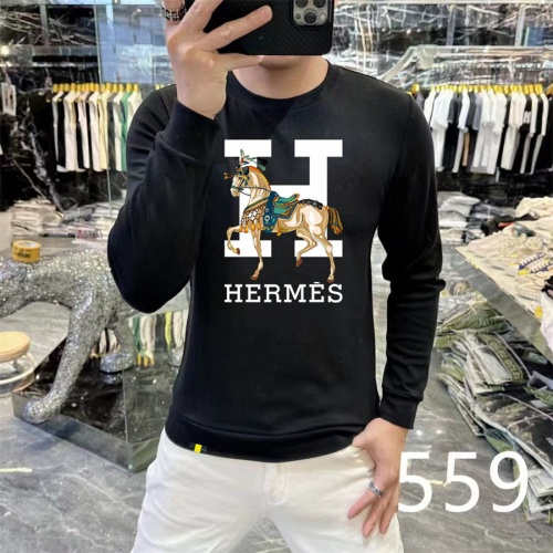 Cheap Hermes Hoodies Long Sleeved For Men #1267509 Replica Wholesale [$48.00 USD] [ITEM#1267509] on Replica Hermes Hoodies