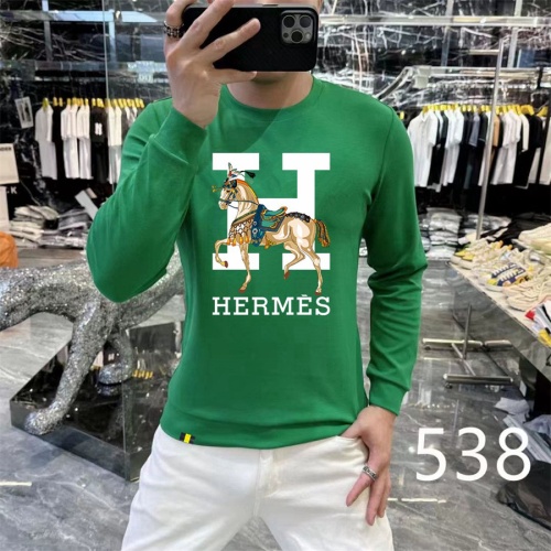 Cheap Hermes Hoodies Long Sleeved For Men #1267511 Replica Wholesale [$48.00 USD] [ITEM#1267511] on Replica Hermes Hoodies