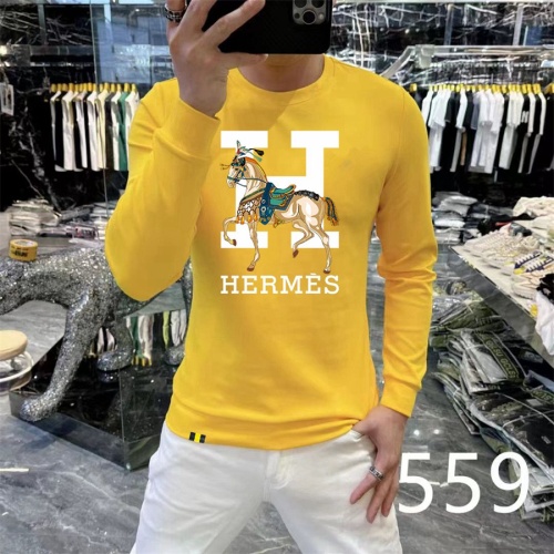 Cheap Hermes Hoodies Long Sleeved For Men #1267512 Replica Wholesale [$48.00 USD] [ITEM#1267512] on Replica Hermes Hoodies