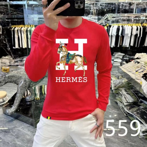 Cheap Hermes Hoodies Long Sleeved For Men #1267513 Replica Wholesale [$48.00 USD] [ITEM#1267513] on Replica Hermes Hoodies