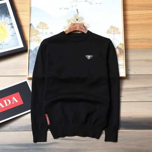 Cheap Prada Sweater Long Sleeved For Men #1267724 Replica Wholesale [$48.00 USD] [ITEM#1267724] on Replica Prada Sweater