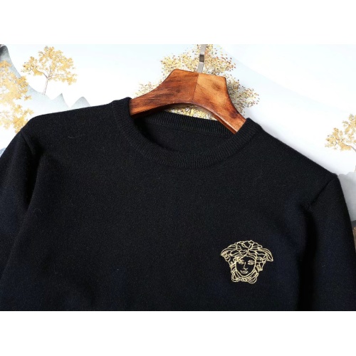 Cheap Versace Sweaters Long Sleeved For Men #1267737 Replica Wholesale [$42.00 USD] [ITEM#1267737] on Replica Versace Sweaters