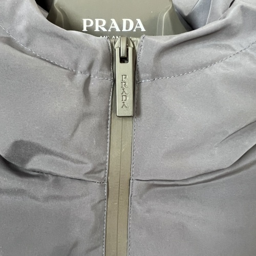 Cheap Prada Down Feather Coat Long Sleeved For Men #1267746 Replica Wholesale [$185.00 USD] [ITEM#1267746] on Replica Prada Down Feather Coat