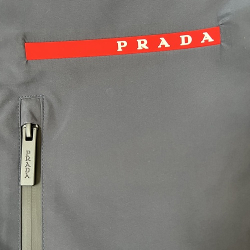 Cheap Prada Down Feather Coat Long Sleeved For Men #1267746 Replica Wholesale [$185.00 USD] [ITEM#1267746] on Replica Prada Down Feather Coat