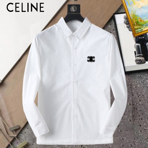 Cheap Celine Shirts Long Sleeved For Men #1267800 Replica Wholesale [$40.00 USD] [ITEM#1267800] on Replica Celine Shirts