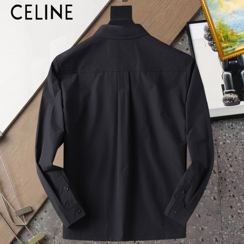 Cheap Celine Shirts Long Sleeved For Men #1267801 Replica Wholesale [$40.00 USD] [ITEM#1267801] on Replica Celine Shirts