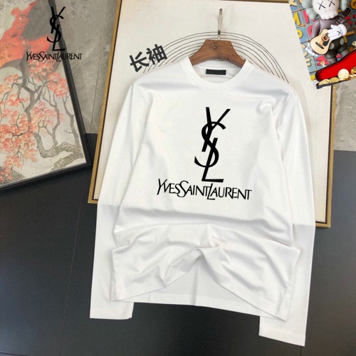 Cheap Yves Saint Laurent YSL T-shirts Long Sleeved For Unisex #1267814 Replica Wholesale [$34.00 USD] [ITEM#1267814] on Replica Yves Saint Laurent YSL T-shirts