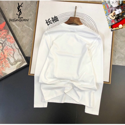 Cheap Yves Saint Laurent YSL T-shirts Long Sleeved For Unisex #1267814 Replica Wholesale [$34.00 USD] [ITEM#1267814] on Replica Yves Saint Laurent YSL T-shirts