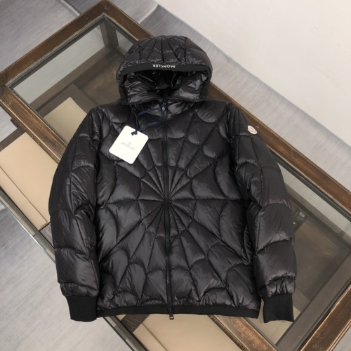 Cheap Moncler Down Feather Coat Long Sleeved For Men #1267817 Replica Wholesale [$155.00 USD] [ITEM#1267817] on Replica Moncler Down Feather Coat