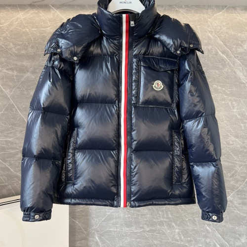 Cheap Moncler Down Feather Coat Long Sleeved For Men #1267818 Replica Wholesale [$160.00 USD] [ITEM#1267818] on Replica Moncler Down Feather Coat