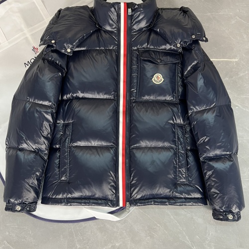 Cheap Moncler Down Feather Coat Long Sleeved For Men #1267818 Replica Wholesale [$160.00 USD] [ITEM#1267818] on Replica Moncler Down Feather Coat