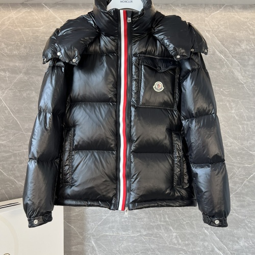 Cheap Moncler Down Feather Coat Long Sleeved For Men #1267819 Replica Wholesale [$160.00 USD] [ITEM#1267819] on Replica Moncler Down Feather Coat