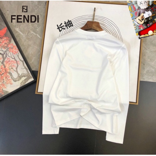 Cheap Fendi T-Shirts Long Sleeved For Unisex #1267823 Replica Wholesale [$34.00 USD] [ITEM#1267823] on Replica Fendi T-Shirts