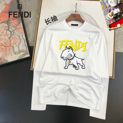 Cheap Fendi T-Shirts Long Sleeved For Unisex #1267842 Replica Wholesale [$34.00 USD] [ITEM#1267842] on Replica Fendi T-Shirts