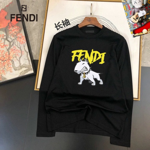 Cheap Fendi T-Shirts Long Sleeved For Unisex #1267843 Replica Wholesale [$34.00 USD] [ITEM#1267843] on Replica Fendi T-Shirts