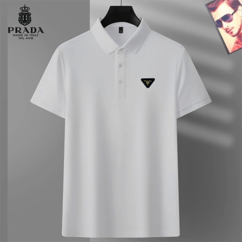 Cheap Prada T-Shirts Short Sleeved For Men #1267930 Replica Wholesale [$29.00 USD] [ITEM#1267930] on Replica Prada T-Shirts