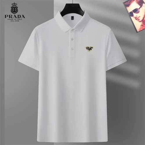 Cheap Prada T-Shirts Short Sleeved For Men #1267936 Replica Wholesale [$29.00 USD] [ITEM#1267936] on Replica Prada T-Shirts