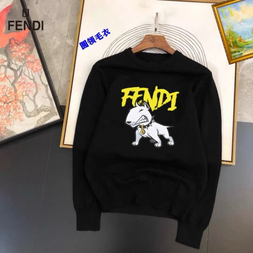 Cheap Fendi Sweaters Long Sleeved For Men #1267947 Replica Wholesale [$42.00 USD] [ITEM#1267947] on Replica Fendi Sweaters