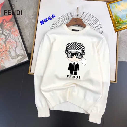 Cheap Fendi Sweaters Long Sleeved For Men #1267964 Replica Wholesale [$42.00 USD] [ITEM#1267964] on Replica Fendi Sweaters