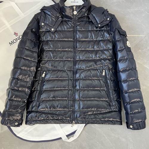 Cheap Moncler Down Feather Coat Long Sleeved For Men #1267969 Replica Wholesale [$140.00 USD] [ITEM#1267969] on Replica Moncler Down Feather Coat