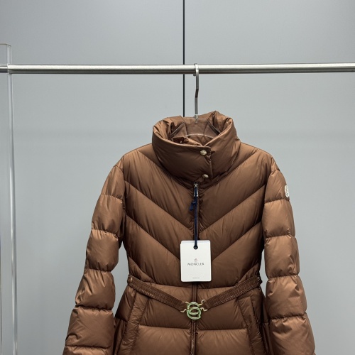 Cheap Moncler Down Feather Coat Long Sleeved For Women #1267990 Replica Wholesale [$170.00 USD] [ITEM#1267990] on Replica Moncler Down Feather Coat