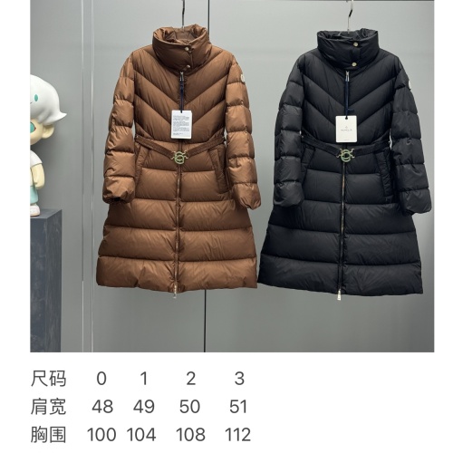 Cheap Moncler Down Feather Coat Long Sleeved For Women #1267991 Replica Wholesale [$170.00 USD] [ITEM#1267991] on Replica Moncler Down Feather Coat