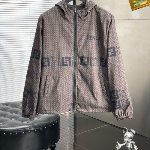 Cheap Fendi Jackets Long Sleeved For Men #1268035 Replica Wholesale [$60.00 USD] [ITEM#1268035] on Replica Fendi Jackets