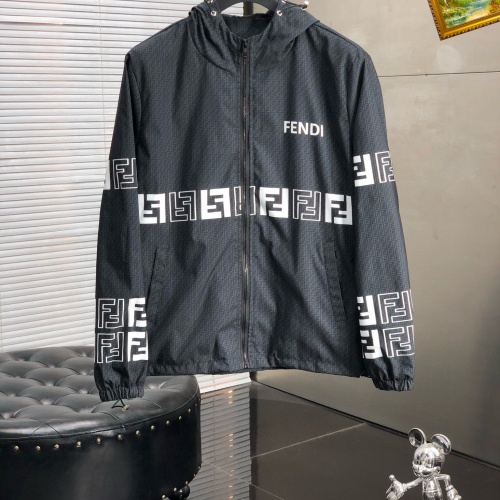 Cheap Fendi Jackets Long Sleeved For Men #1268036 Replica Wholesale [$60.00 USD] [ITEM#1268036] on Replica Fendi Jackets