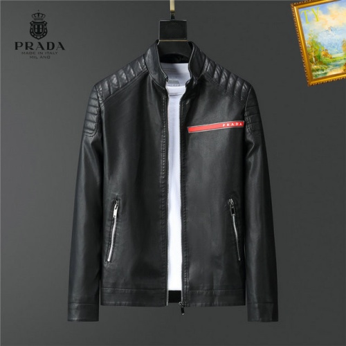 Cheap Prada Jackets Long Sleeved For Men #1268041 Replica Wholesale [$60.00 USD] [ITEM#1268041] on Replica Prada Jackets