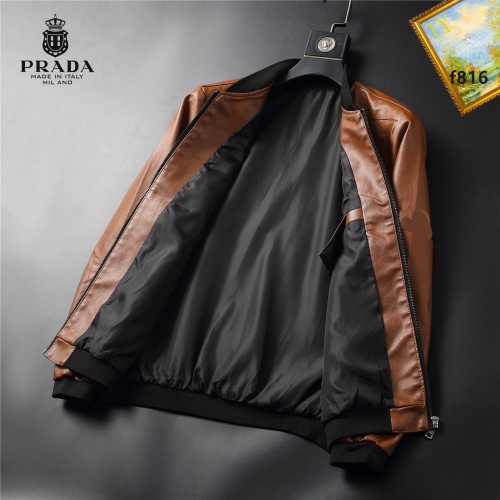 Cheap Prada Jackets Long Sleeved For Men #1268047 Replica Wholesale [$60.00 USD] [ITEM#1268047] on Replica Prada Jackets