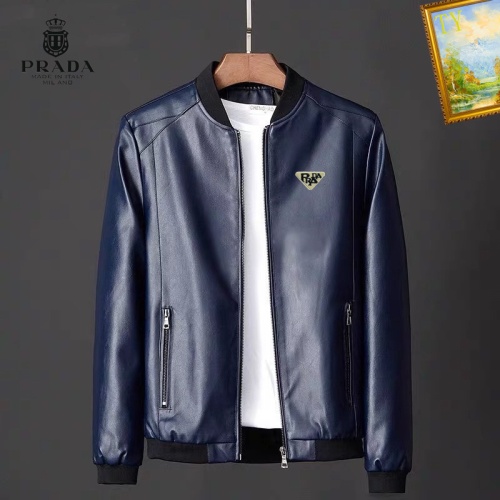 Cheap Prada Jackets Long Sleeved For Men #1268048 Replica Wholesale [$60.00 USD] [ITEM#1268048] on Replica Prada Jackets