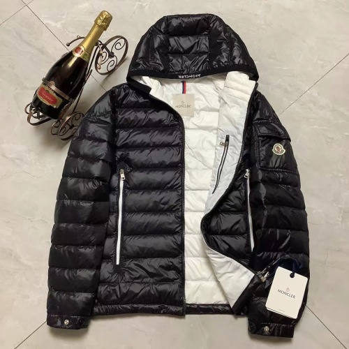 Cheap Moncler Down Feather Coat Long Sleeved For Men #1268056 Replica Wholesale [$155.00 USD] [ITEM#1268056] on Replica Moncler Down Feather Coat