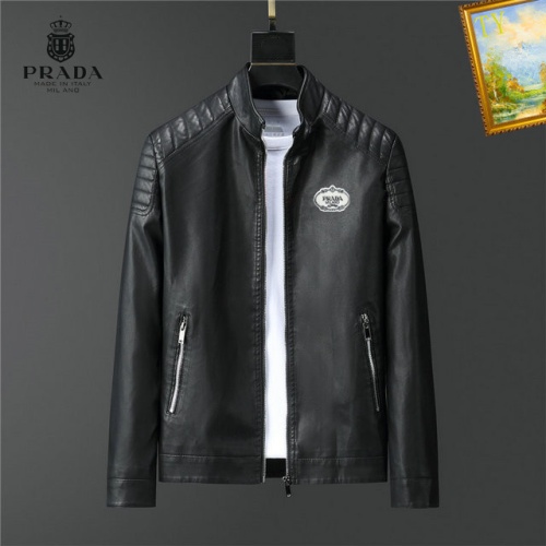 Cheap Prada Jackets Long Sleeved For Men #1268059 Replica Wholesale [$60.00 USD] [ITEM#1268059] on Replica Prada Jackets