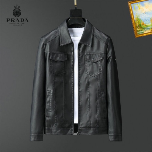 Cheap Prada Jackets Long Sleeved For Men #1268061 Replica Wholesale [$60.00 USD] [ITEM#1268061] on Replica Prada Jackets