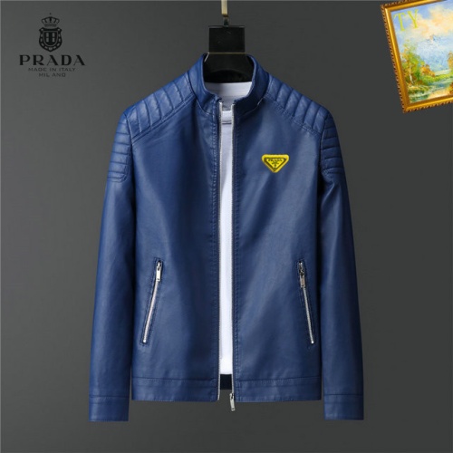 Cheap Prada Jackets Long Sleeved For Men #1268076 Replica Wholesale [$60.00 USD] [ITEM#1268076] on Replica Prada Jackets